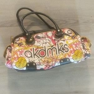 Akdmks multicolor vibrant large purse